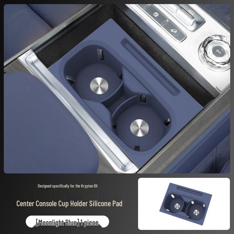 Zeekr 9X Three-Tier Silicone Cup Holder Protection Mat