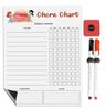 Inkdotpot Magnetic  Whiteboard Chore Chart Chore  Chart For  Refrigerator  - Dry Erase Behavior Chart For Kids