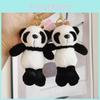 Genuine Panda Plush Keychain Cute Soft Animal Doll Stuffed Toy Bag Accessory