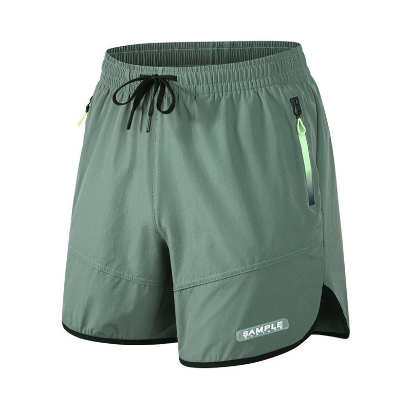 Men's Quick-Dry Ice Silk Sports Shorts - Plus Size, Casual Beach Fitness & Running Pants