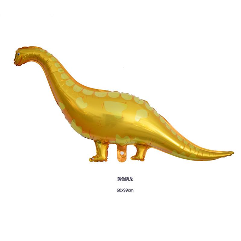 5pcs Dinosaur Aluminum Film Balloon, Triceratops Tyrannosaurus Rex Dinosaur Theme Party Decorative Balloon