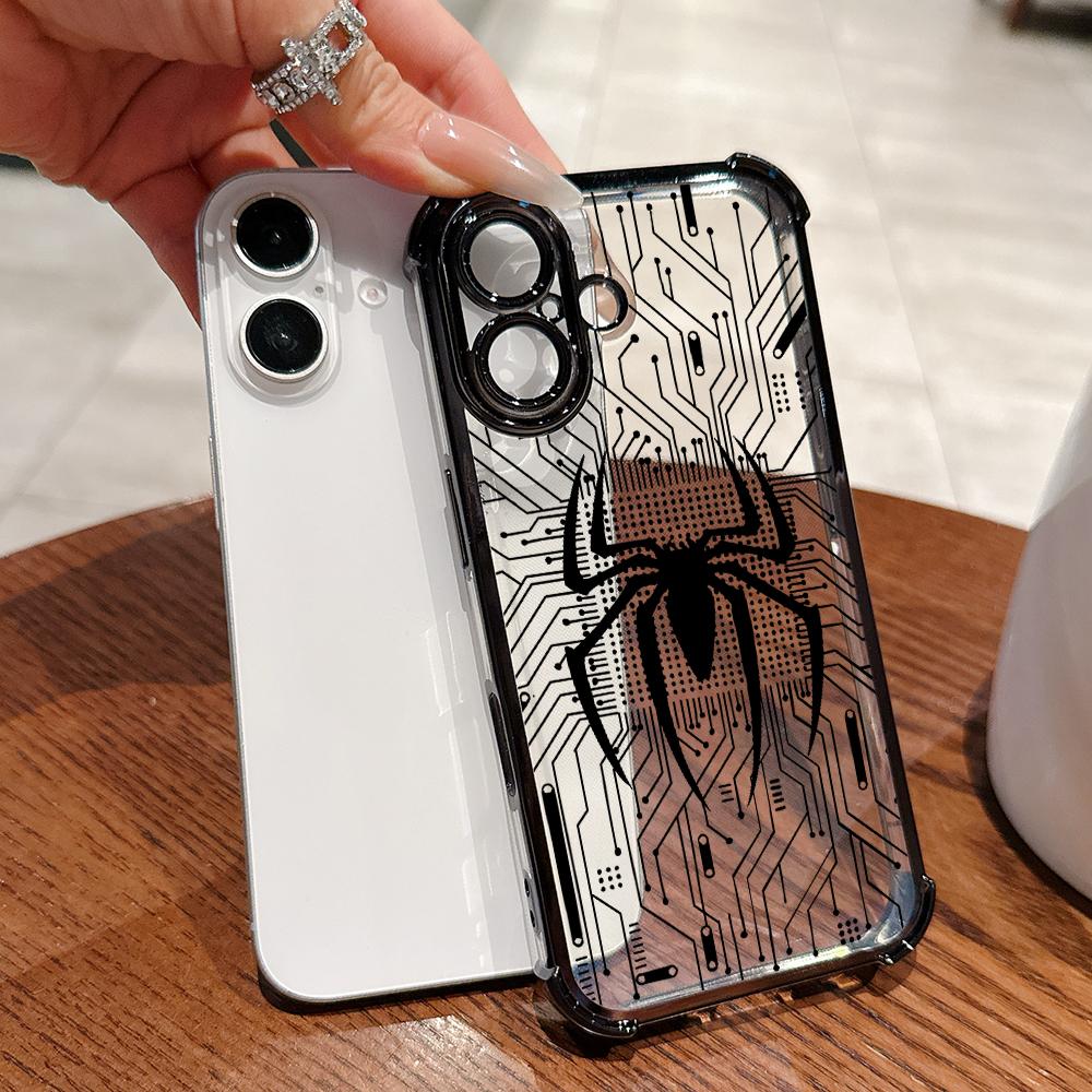 A-Avengers Spider Venoms Men Phone Case for Google Pixe 10 9 9A 8 8A 7 7A Pro XL 5G Anti-drop Transparent Soft Cover