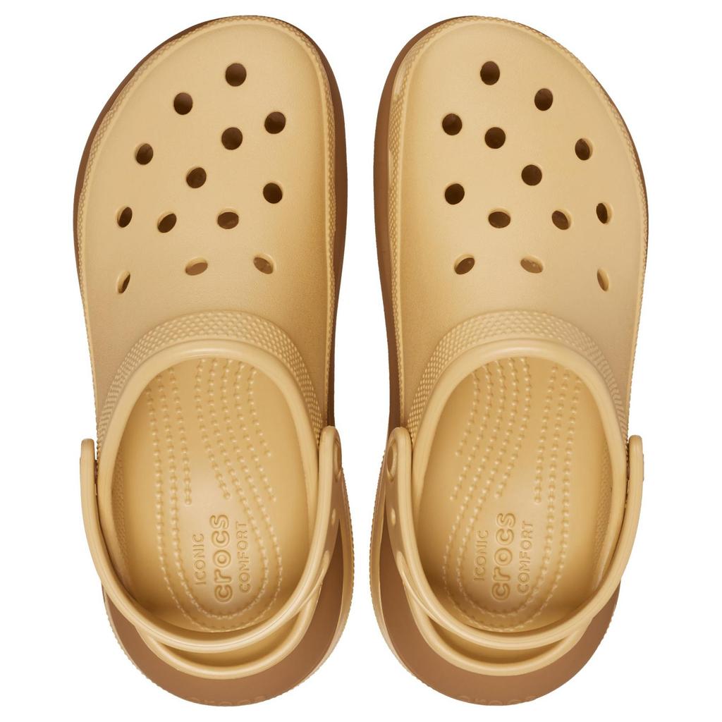 Crocs Mega Crush Матовые Клоги Удобные Универсальные Клоги Унисекс Клоги Пшеничный 210749-209