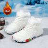 ТУИНАНЛЕ Женские ботинки Зимняя обувь Женская Теплые Снежные ботинки Ботильоны для Женские Зимние ботинки Плюшевые ботильоны