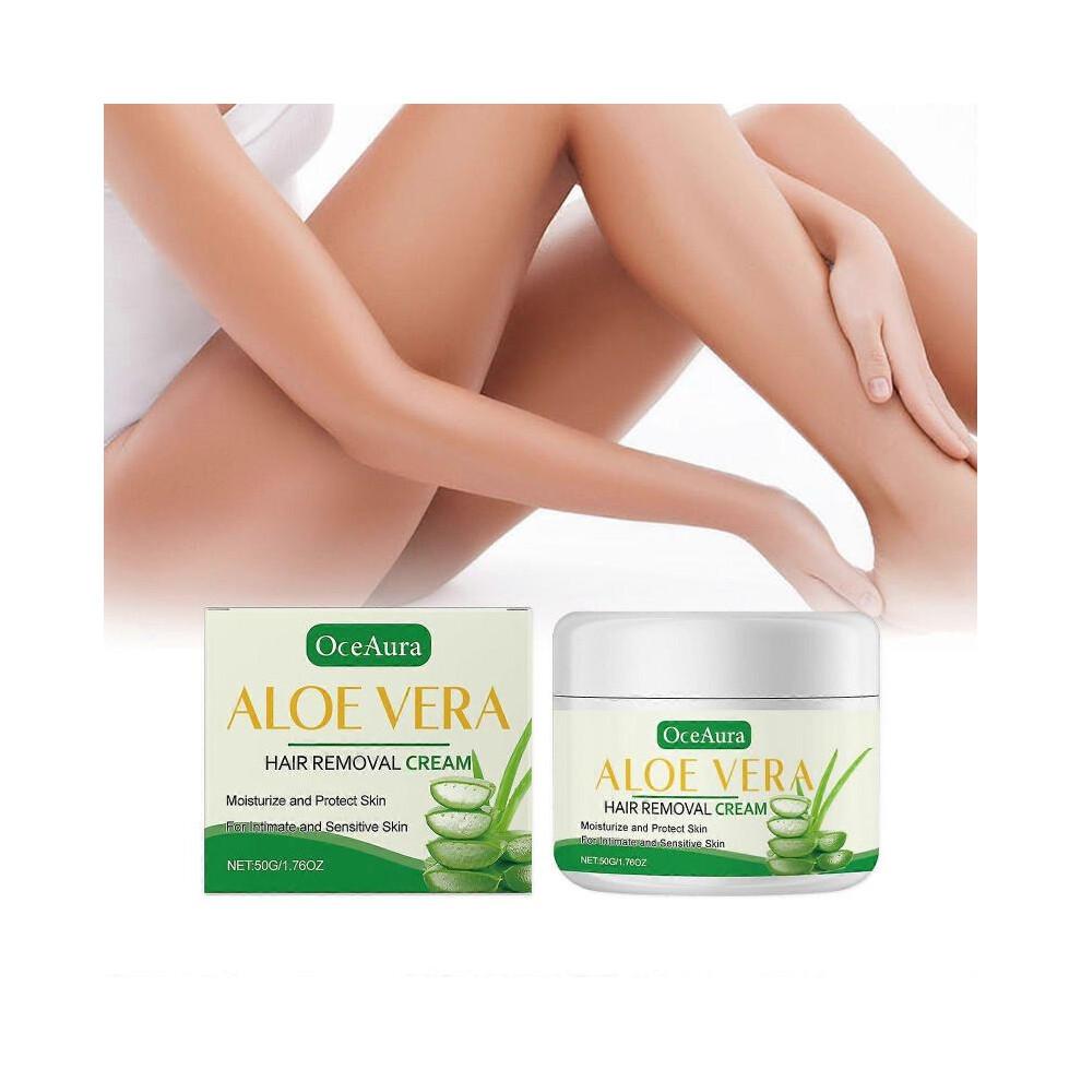 OceAura Aloe Vera Moisturizing and Hair Removal Cream Body Moisturizing and Smoothing Skin Gentle Hair Removal Cream