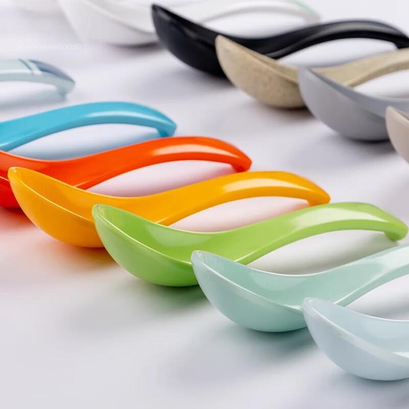 YISHUXIANG Melamine Ramen & Soup Spoons (10-Pack)