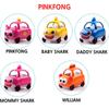 PINKFONG Бэби Шарк Мини Металлическая Машинка Пинкифон Папа Мама Малыш Уильям