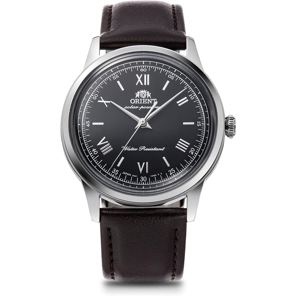 Orient Watch Bambino SOLAR Наручные часы на солнечной батарее, RN-WK0004L, Мужские, Черные, с гарантией японского производителя