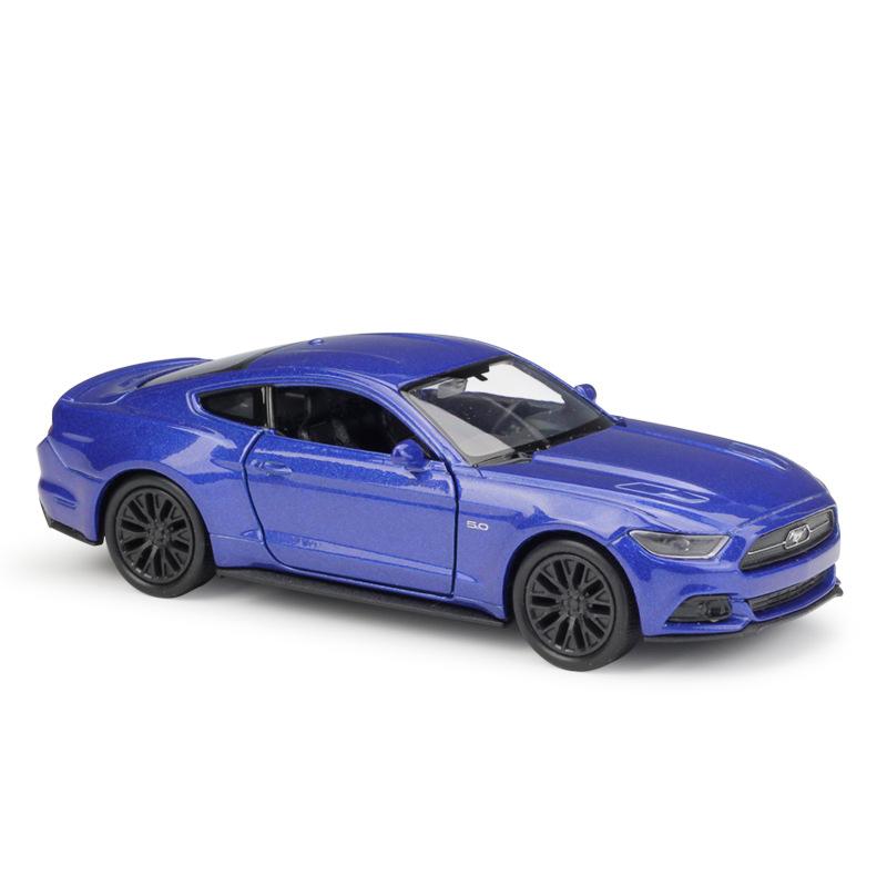 Welly 1/24 Ford Mustang GT 2015 Сплавная Модель Автомобиля Литая Игрушечная Машина Высокая Симуляция Автомобили Игрушки для Детей Детские Подарки