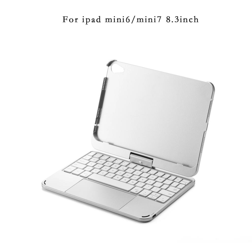 Magic Keyboard Case For iPad Mini 7(A17 Pro) 6 8.3inch A2995 A2996 A2567 A2568 A2569 360 Rotation Magic Keyboard Cover