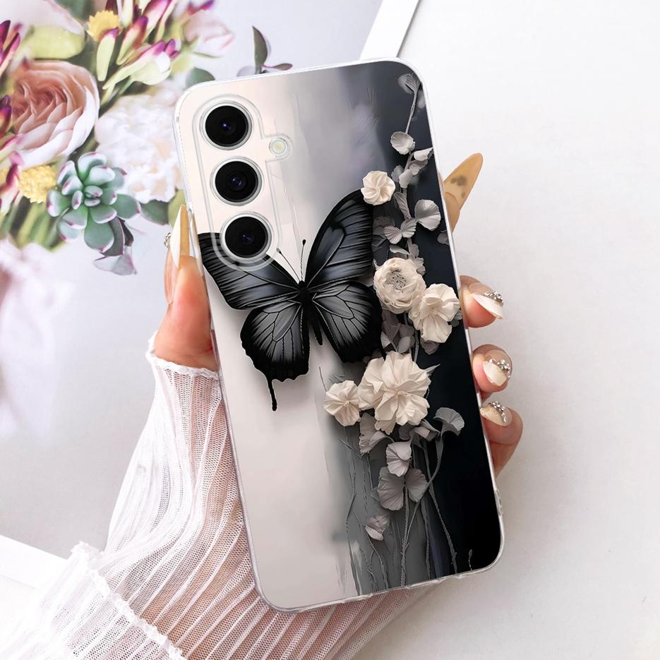 Чехол для Samsung Galaxy S24 FE S24 Plus, милый лев, модный окрашенный чехол, мягкий силиконовый чехол для Samsung S24 Ultra S 24 S24+