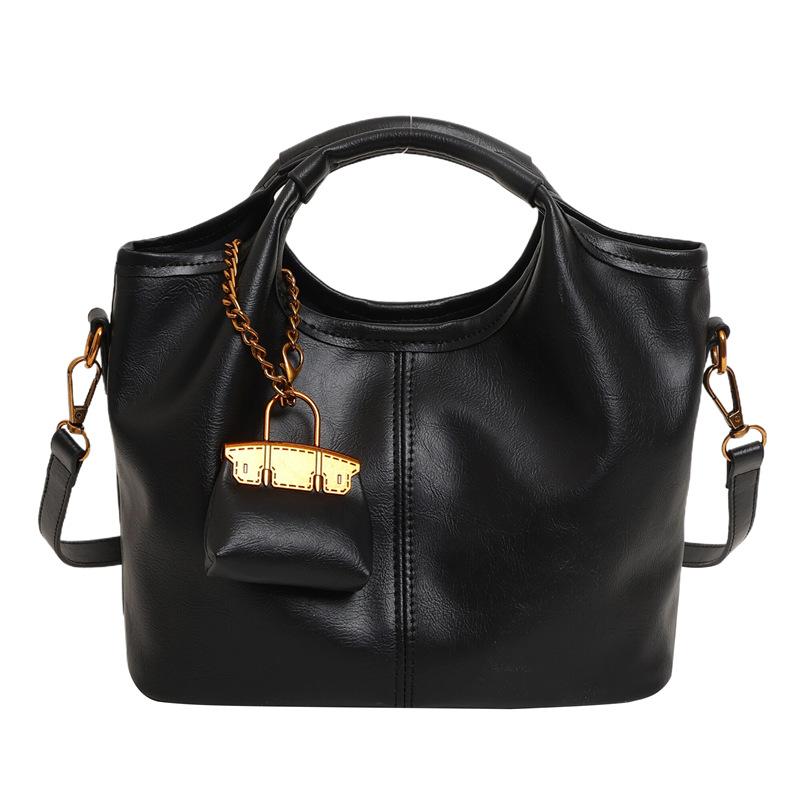 Сумка-мешок Niche Retro, женская, сезонная, повседневная, сумка-мессенджер для поездок на работу, модная и простая сумка-ведро