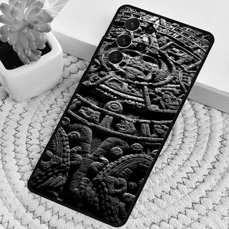 Силиконовый чехол для телефона с узором под дерево из календаря Майя для Samsung Galaxy note 10 pro S26 S25 S24 S23 S22 S21 Plus S25Ultra Capa Cover