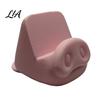 Funny Cell Phone Support Cute Pig Nose Mobile Holder Desk Stand, 3D Printed Stand Mount for Office Home Desktop, Stable Hands Free Smartphones Desktop