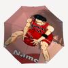 Custom Name Slam Dunk Theme Automatic Umbrella, Lightweight & Portable, 8 Rib, Perfect for Outdoor Travel, Birthdays, Christmas, Gifts.