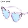 Heart-Shaped Sunglasses Vintage Sunglasses UV400 Protection Clout Goggle Love Heart Sunglasses Retro Eyewear Women's Accessories