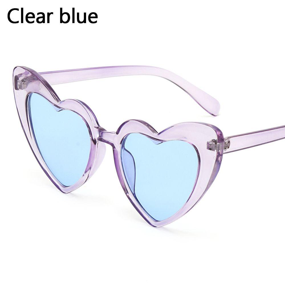 Heart-Shaped Sunglasses Vintage Sunglasses UV400 Protection Clout Goggle Love Heart Sunglasses Retro Eyewear Women's Accessories