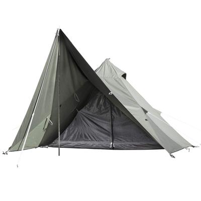 BUNDOK Solo Teepee 1 TC 1 Хаки цвет одностоечный тент из смеси хлопка с полной закрытой юбкой Тип BDK-75TC [для человека] сворачиваемый
