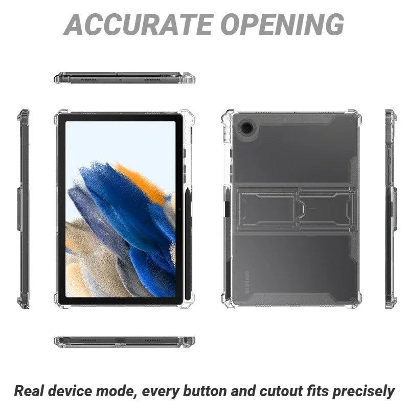 4 Airbags TPU Back Cover For Huawei MatePad SE 10.4 Pro 11 10.8 T10S T10 Pencil Holder Case For Honor Pad 8 V7 V8 Pro X8 Lite