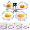 Stainless Steel Egg Shaper Ring Fried Oven Poacher Pancake Mould Kitchen Tool