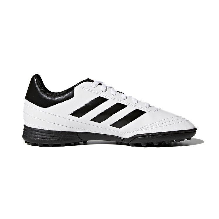 Adidas Goletto VI TF Round Toe Comfortable Shock Absorbing Durable Low Top Soccer Shoes Kids Soccer Shoes Black White AQ4305