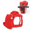 Camera Silicone Case for Z5 Z6II Mirrorless Camera Shockproof Protective Cover for Z5 Z6II Z7II Z7II, Anti-slip (Red)