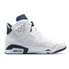 Кроссовки унисекс Air Jordan 6 Retro Midnight Navy 2022 Белые CT8529-141
