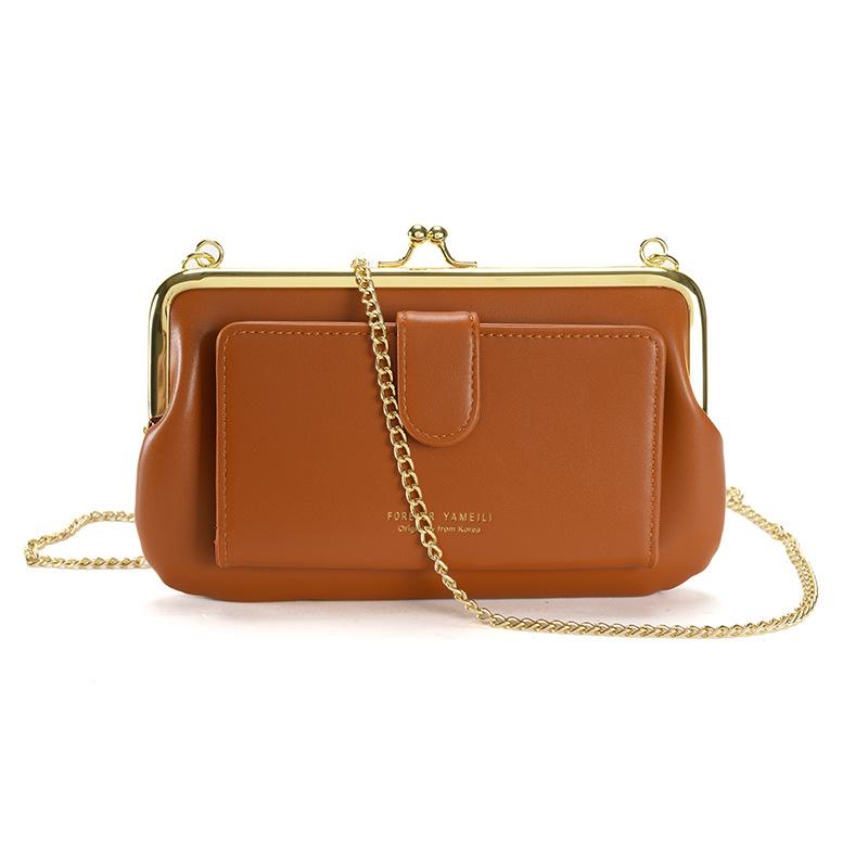Сумка через плечо, женская сумка на цепочке, модная элегантная многофункциональная сумка для мобильного телефона, карманная сумка для карт