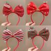 Christmas Theme Headband Women'S Girl Headwear Headband Holiday Hair Band Decorations