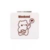 Cartoon Dog Folding Makeup Mirror Little Bear Compact Pocket Mirror Cosmetic Mirror  Girls Ladies