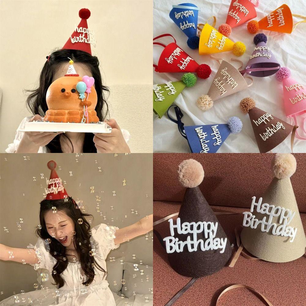 Меховой шарик на день рождения шапка принадлежности для вечеринок украшение для детского душа милый торт топпер для вечеринки декор