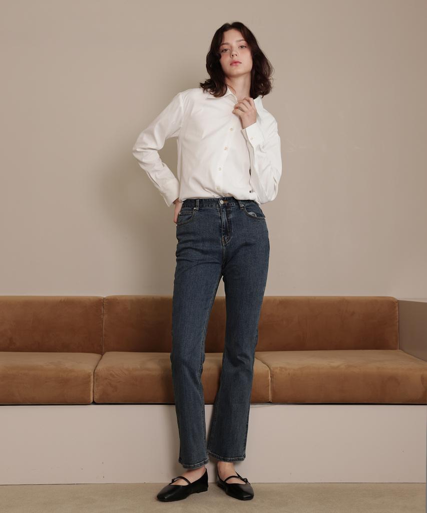 Leobeucham [Джинсы Linda Bootscut_Классический синий] Linda Bootscut Denim Pants_Cb
