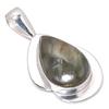 Labradorite Handmade 925 Sterling Silver Jewelry Pendant 2.01" Q3A12