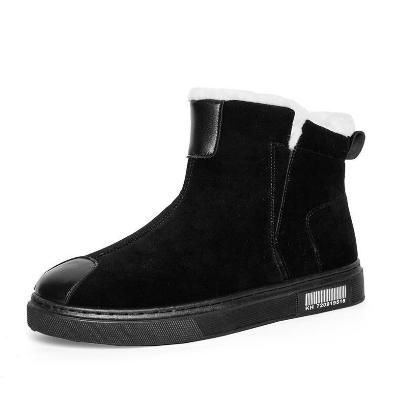 Зимние новые сноубутсы мужские и женские ботинки Мартина хлопковые ботинки хлопковая обувь корейская версия тренд Северо-Восточный бархат теплые мужские ботинки
