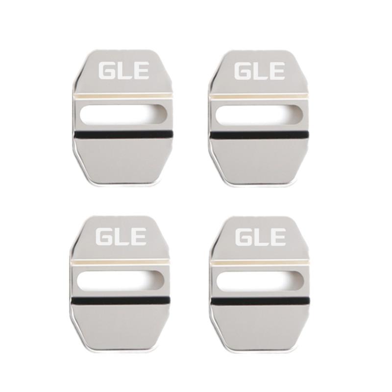 4pcs For GLE MB AMG W203 W204 Mercedes Benz E300 GLC W168 W169 W176 W177 W205 W212 W213 Car Buckle Door Lock Cover styling AZ1 F51