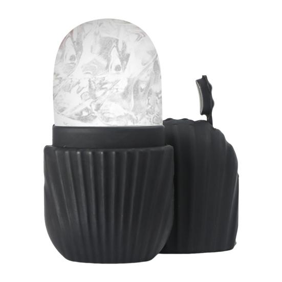 Yousheng Ice Face Roller Форма для кубиков льда с крышкой Противоскользящий лоток для льда Сужает поры Ледогенератор для снятия отечности глаз Подтяжка лица Омоложение кожи