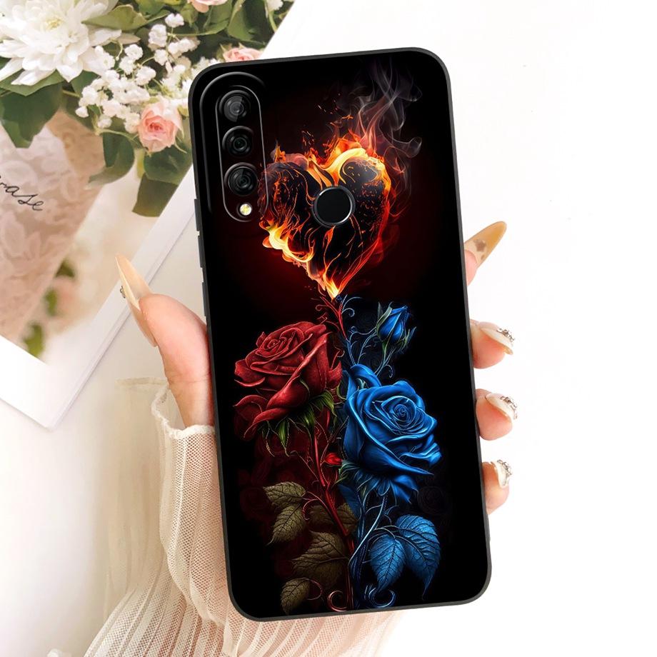 Luxury Fashion Painting Phone Case For Huawei Honor 10 10i 10 Lite 10x Lite Back Cover Liquid Silicone Soft Bumper Shockproof