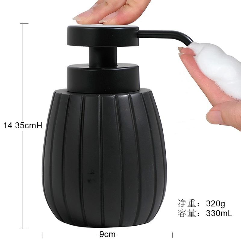 Пена для дезинфекции рук Бутылка Простой смоляной дозатор мыла Ванная комната Гель для душа Наполнение под давлением Бутылка Аксессуары для ванной комнаты