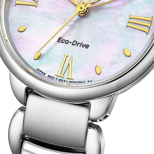 Citizen EM0927-87Y ( Смотреть L CITIZEN L Коллекция Eco-Drive ROUND на солнечных батареях) Круглые часы, серебро