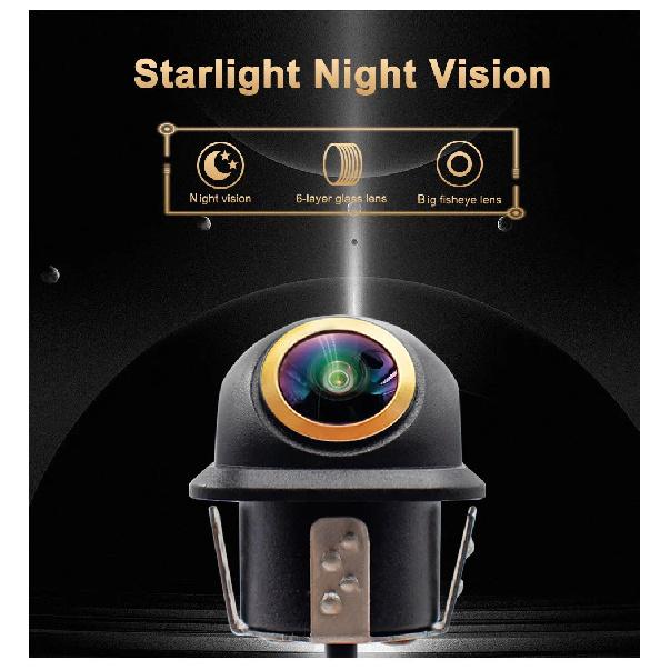 Smartour AHD 1080P Золотая Линза Камера Заднего Вида Автомобиля Ночное Видение CCD Автоматический Монитор Парковки Камера Заднего Хода 180 Градусов Автоматическая Парковочная Камера