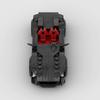 Monza SP2 MOC Скоростной Автомобиль Супер Гонка Техническое Транспортное Средство Модель Строительный Блок Гоночный Раллийный Спортивный Игрушка Подарок