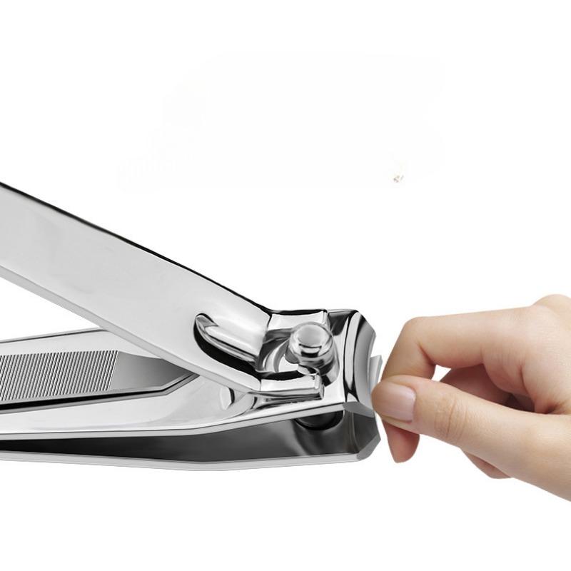 Заводские щипчики для ногтей из углеродистой стали, одинарные, портативные, большие, бытовые, вращающиеся, с пилкой, щипчики для ногтей, маникюрные инструменты