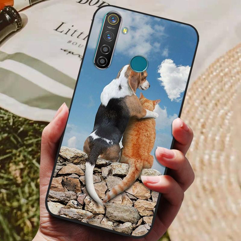 Чехол для Oppo Realme 5 Pro Силиконовая задняя крышка Чехол для телефона для Oppo Realme 5i 5S 5 Pro Чехлы Realme5 Pro 5i 5S Мягкий бампер coque