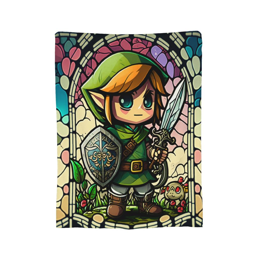 Z-Zeldas Breath Of The Wild Blanket Plush Funny Breathable Throw Blanket for Bed Sofa Decoration,