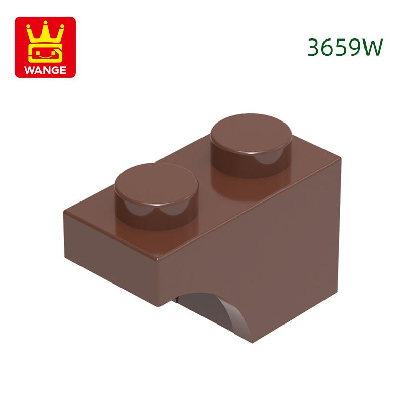 166 шт./лот 3659W 1x2 Полуарка Строительный Блок Moc Цветные Аксессуары Совместим с featuring Brick СДЕЛАЙ САМ Детская Игрушка Сборка Подарок Идея