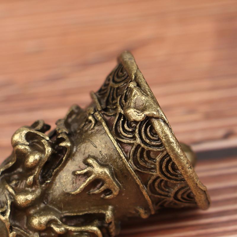 Сплав ретро три льва колокольчик ветряная музыка подвеска для автомобиля антикварный колокольчик мини скульптура молитва Гуаньинь колокольчик шуй фэн колокольчик