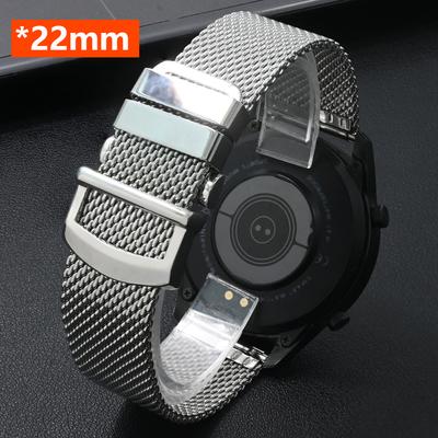 Ремешок из нержавеющей стали для умных часов Huawei Watch 4/4 Pro GT5 GT4 46 мм, ремешок 22 мм для Amazfit Balance T-REX 3 Oneplus Watch 2 2R