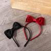Girls Non-slip Cloth Sweet Decoration Velvet Bow Hair Band Children Hair Band Princess Hair Hoop