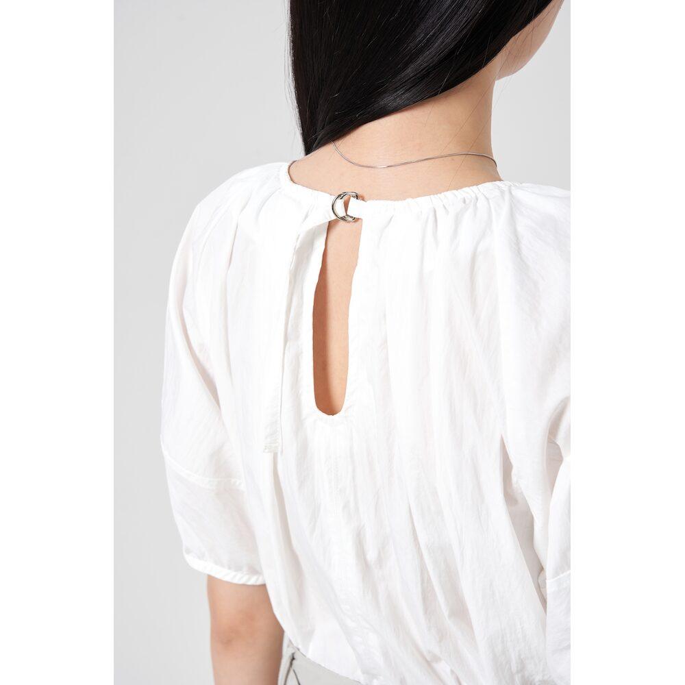 8SECONDS Round Neck Volume Blouse White (114865Ay11)
