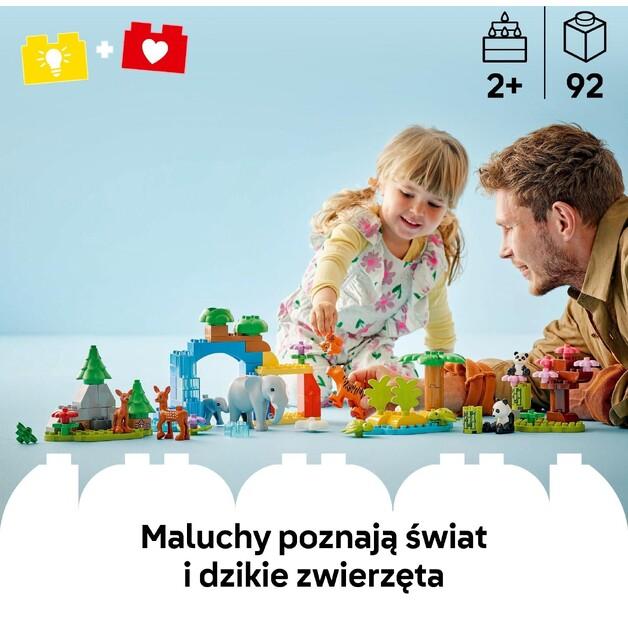 Конструктор LEGO DUPLO Town 10446 Семьи диких животных 3 в 1